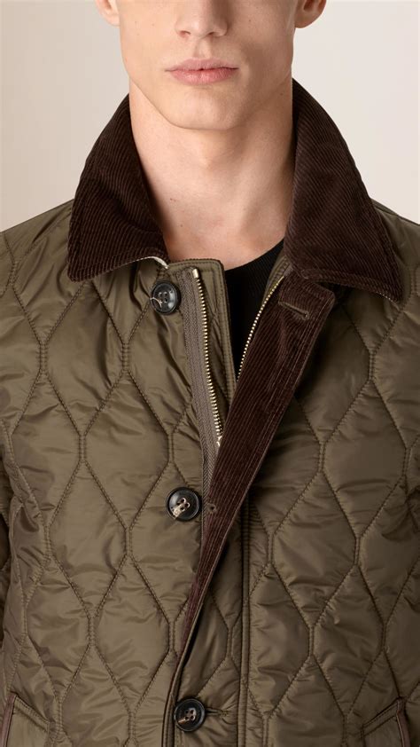 burberry jamie quilted jacket|Burberry quilted jacket men.